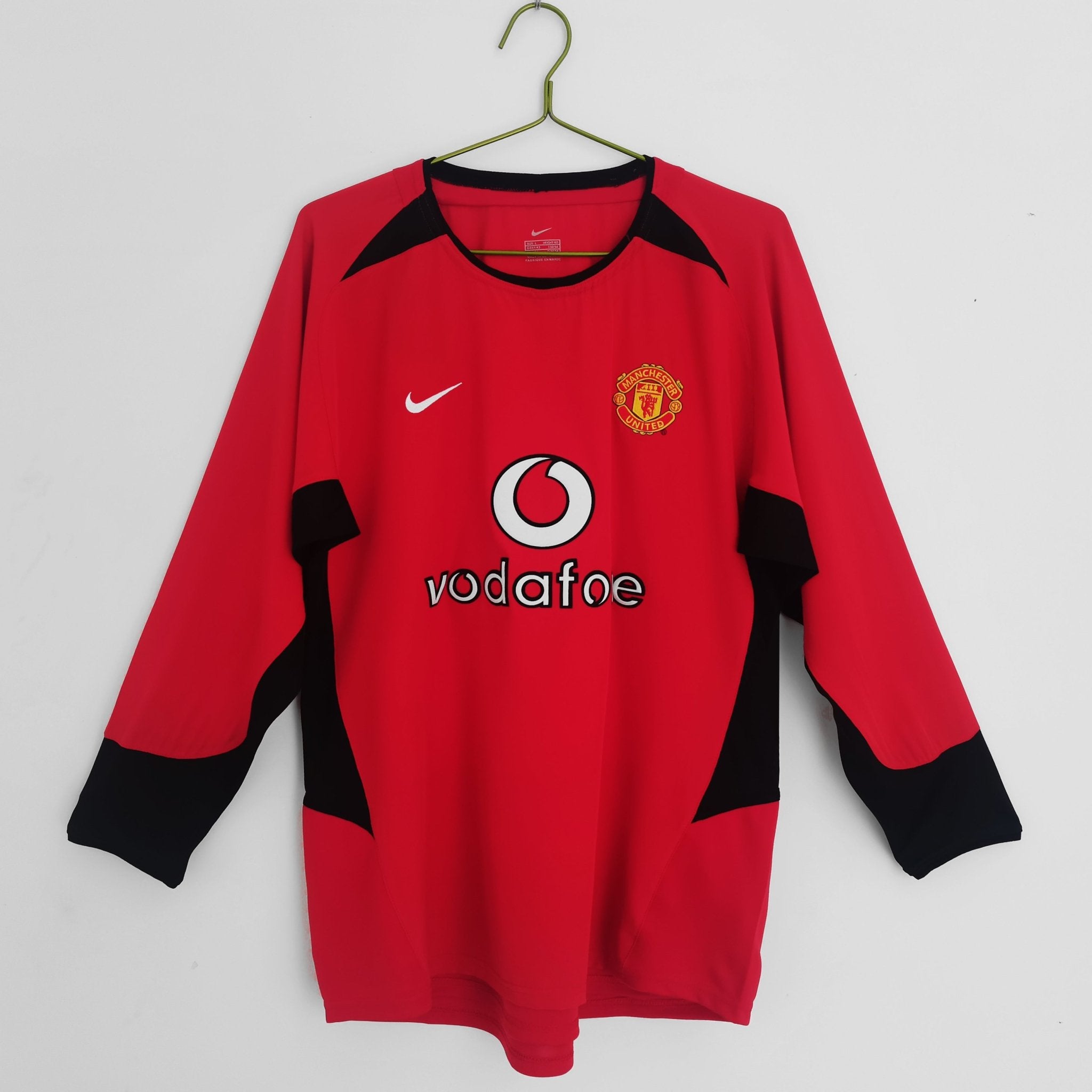 2002/04 Manchester United Long Sleeve Home Retro Kit - MODU CLUB EU