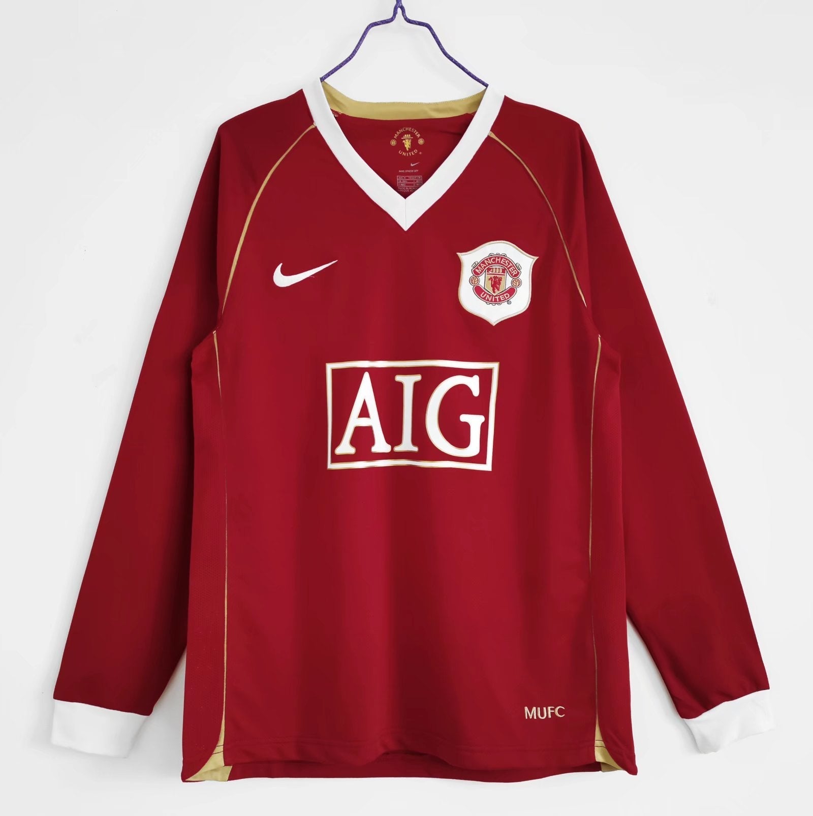 2006/07 Manchester United Long Sleeve Home Retro Kit - MODU CLUB EU