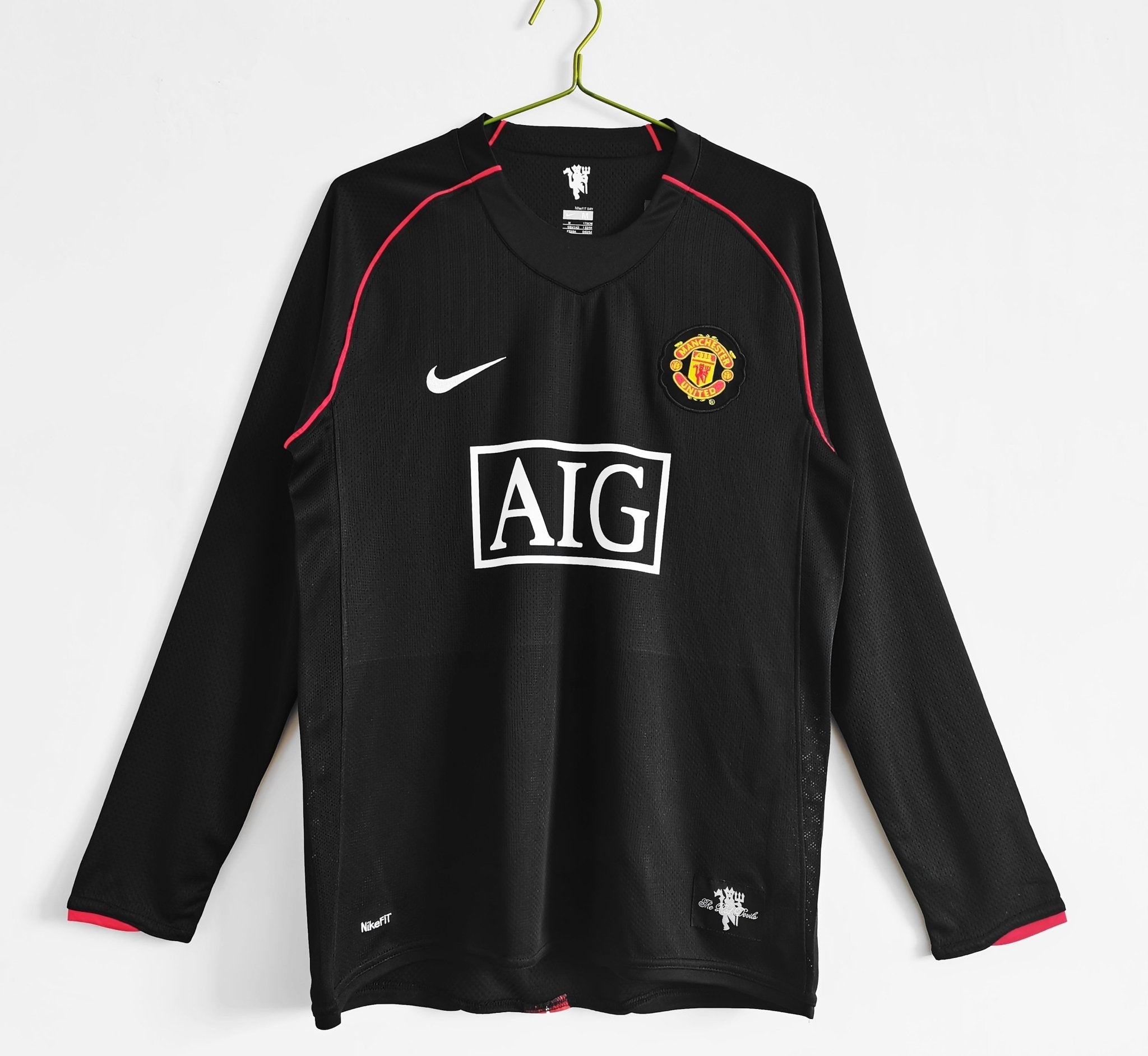 2007/08 Manchester United Long Sleeve Away Retro Kit - MODU CLUB EU