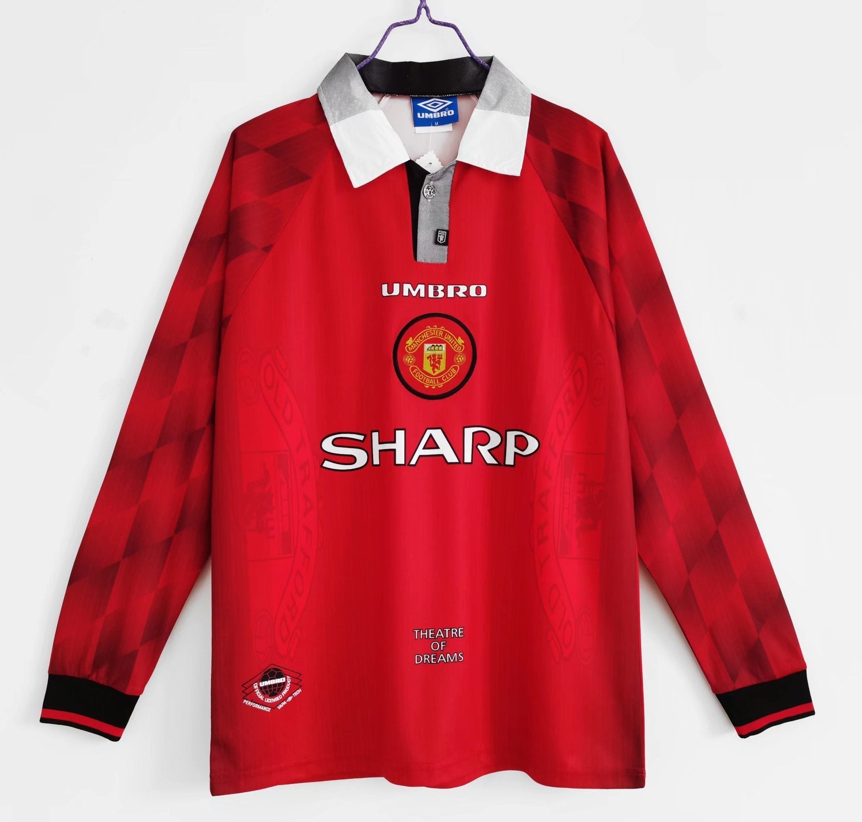 1996/97 Manchester United Long Sleeve Home Retro Kit - MODU CLUB EU