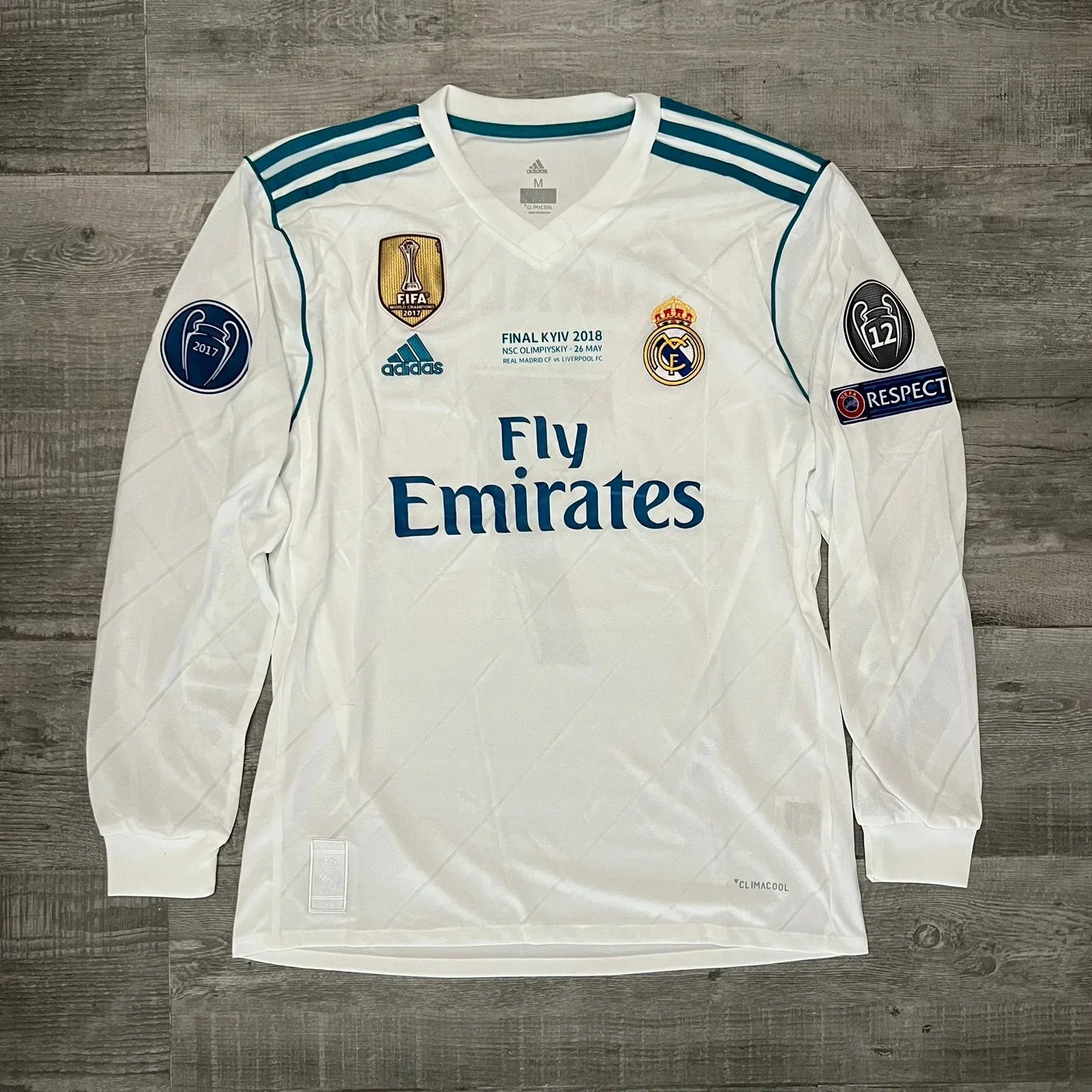 2017 - 18 - REAL MADRID HOME LONG SLEEVE | RETRO - MODU CLUB EU