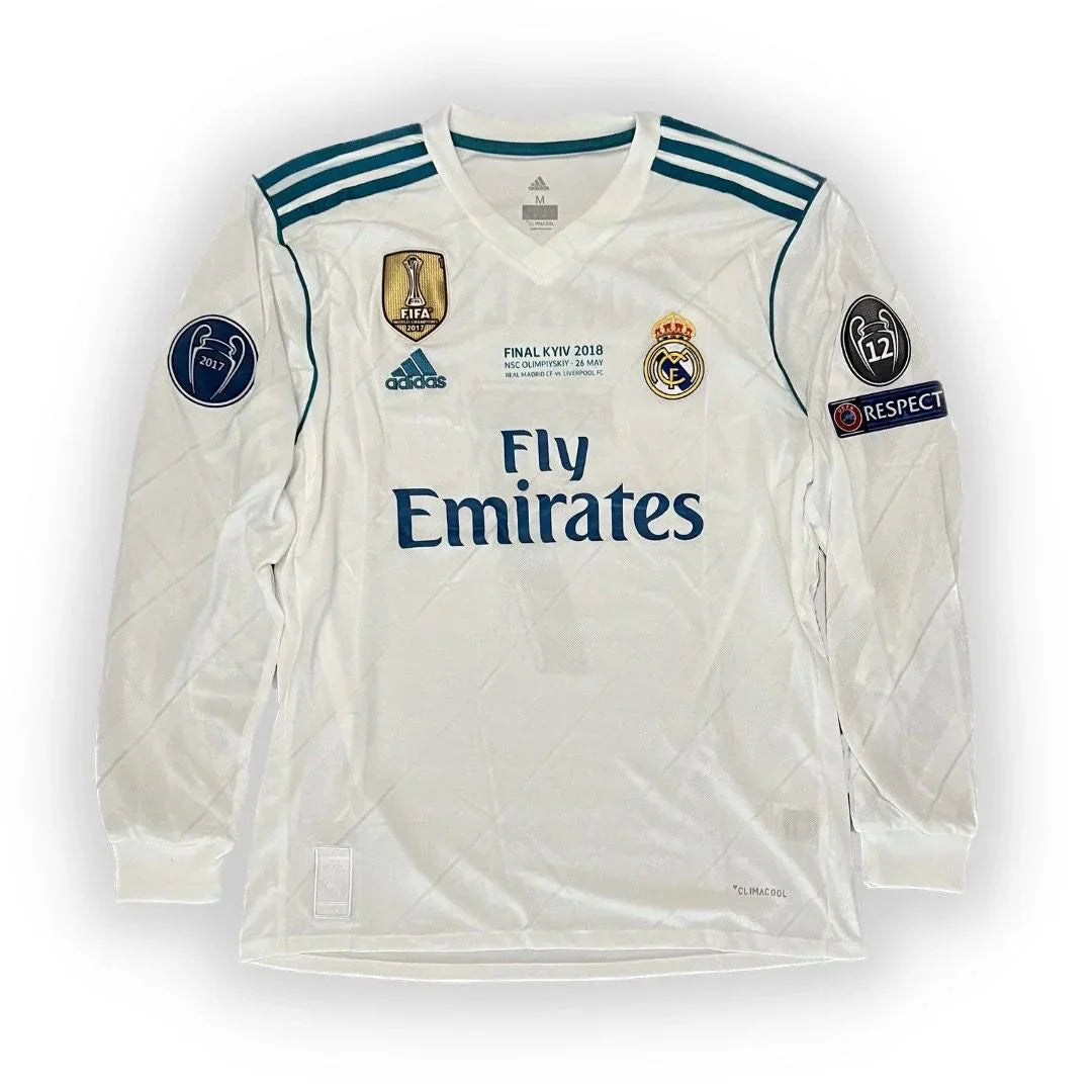 2017 - 18 - REAL MADRID HOME LONG SLEEVE | RETRO - MODU CLUB EU